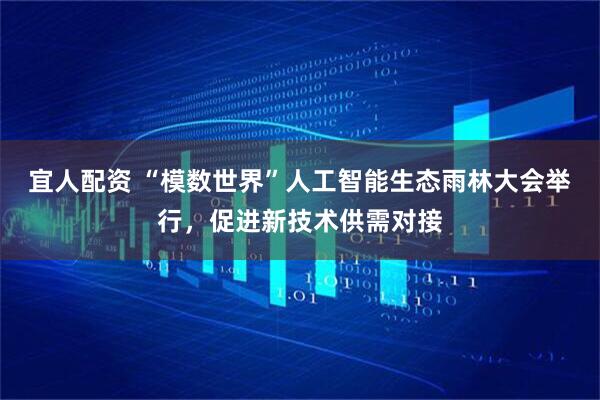 宜人配资 “模数世界”人工智能生态雨林大会举行，促进新技术供需对接